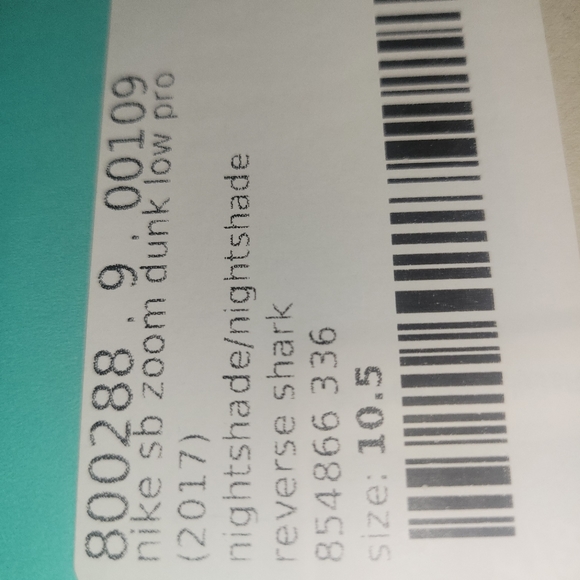 Reverse Shark Nike Dunk Low Size 10.5 - Picture 2 of 5